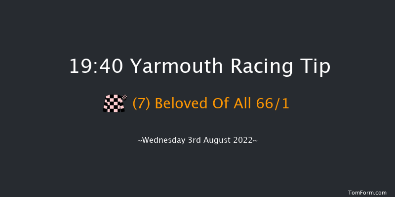 Yarmouth 19:40 Stakes (Class 6) 5f Tue 26th Jul 2022