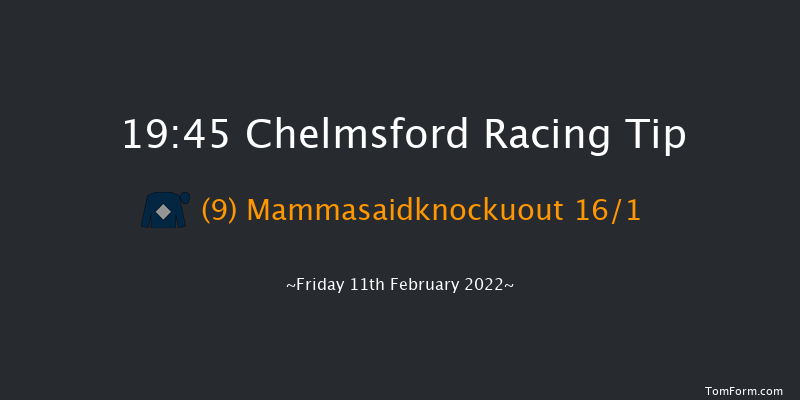 Chelmsford 19:45 Stakes (Class 6) 8f Thu 3rd Feb 2022