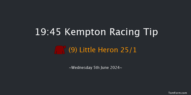 Kempton  19:45 Handicap
(Class 4) 8f Wed 29th May 2024