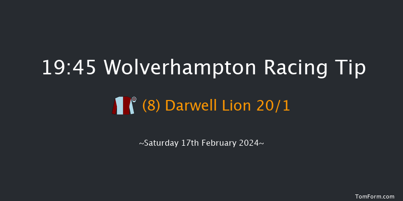 Wolverhampton  19:45 Handicap (Class 2) 7f Fri 16th Feb 2024