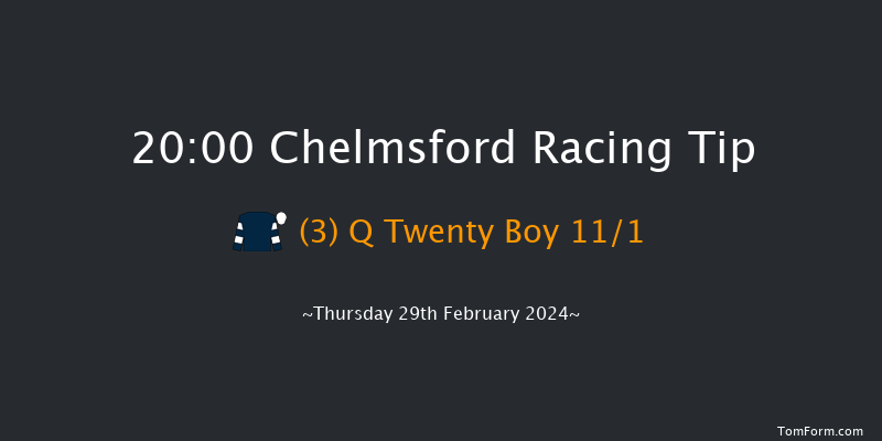 Chelmsford  20:00 Stakes (Class 6) 6f Sat 24th Feb 2024