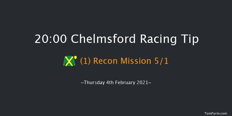 tote.co.uk Now Never Beaten By SP Handicap Chelmsford 20:00 Handicap (Class 3) 5f Mon 25th Jan 2021