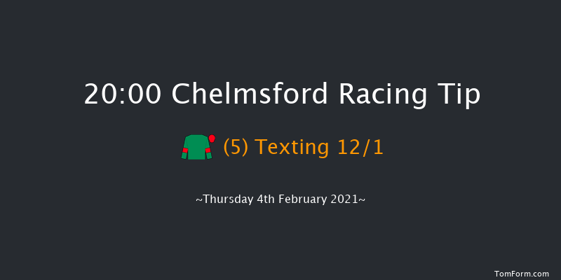 tote.co.uk Now Never Beaten By SP Handicap Chelmsford 20:00 Handicap (Class 3) 5f Mon 25th Jan 2021