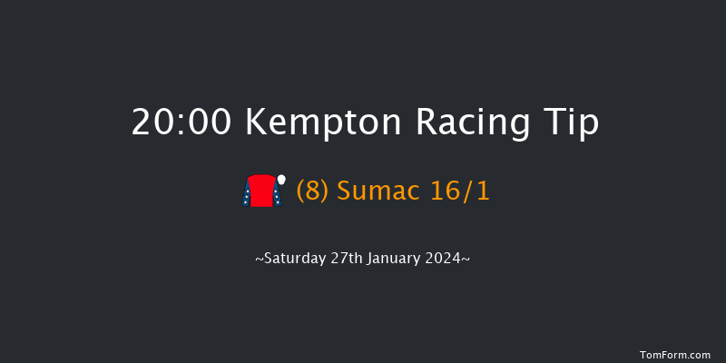 Kempton  20:00 Stakes (Class 6) 7f Wed 24th Jan 2024