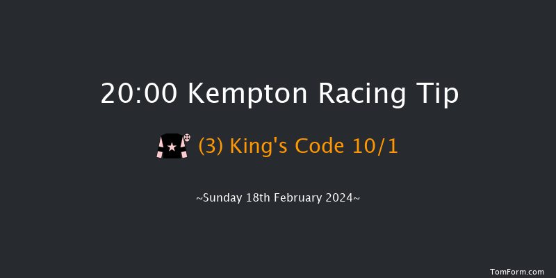 Kempton  20:00 Handicap (Class 3) 8f Wed 14th Feb 2024