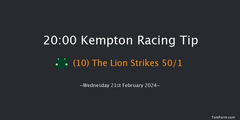 Kempton  20:00 Handicap (Class 6) 12f Sun 18th Feb 2024