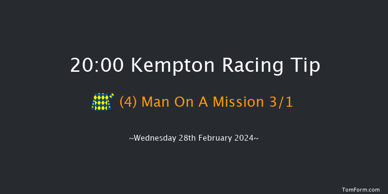 Kempton  20:00 Handicap (Class 6) 6f Sat 24th Feb 2024