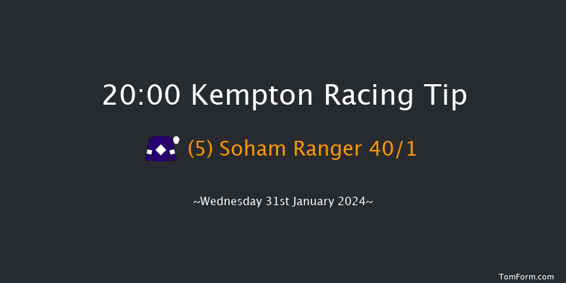 Kempton  20:00 Handicap (Class 5) 12f Sat 27th Jan 2024