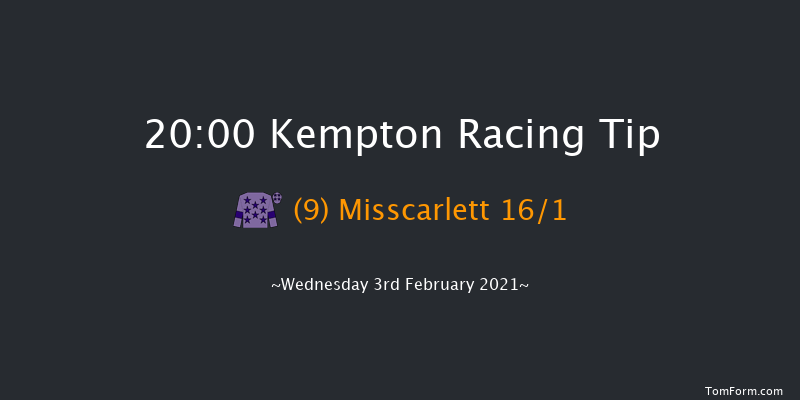 Join Racing TV Now Handicap Kempton 20:00 Handicap (Class 6) 16f Sat 30th Jan 2021