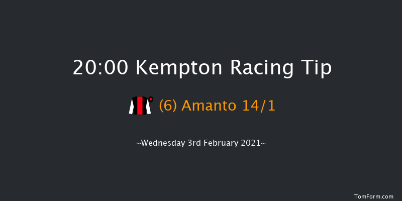 Join Racing TV Now Handicap Kempton 20:00 Handicap (Class 6) 16f Sat 30th Jan 2021