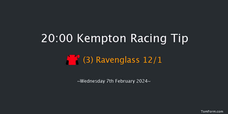 Kempton  20:00 Handicap
(Class 6) 6f Sat 3rd Feb 2024