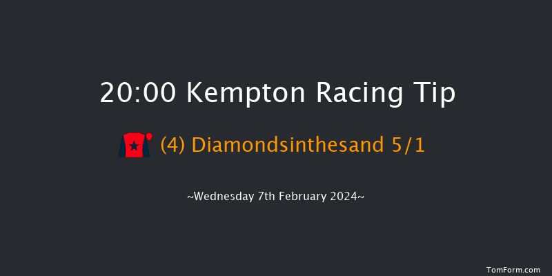 Kempton  20:00 Handicap
(Class 6) 6f Sat 3rd Feb 2024