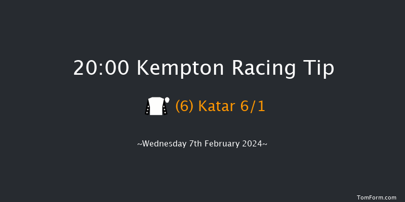 Kempton  20:00 Handicap
(Class 6) 6f Sat 3rd Feb 2024