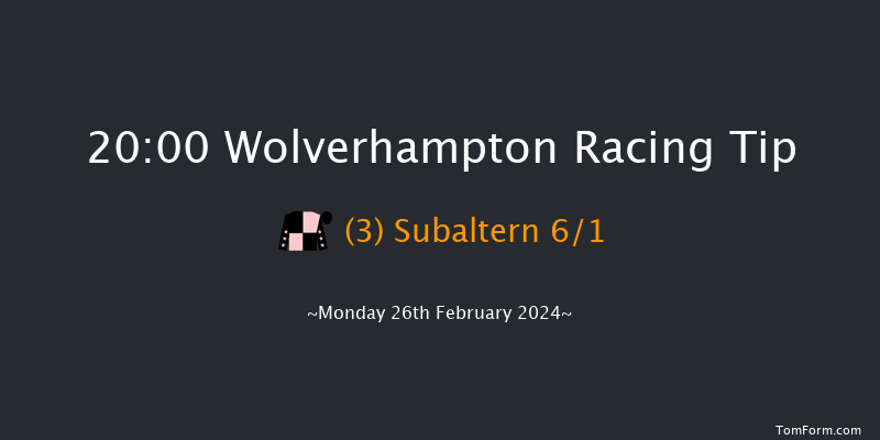 Wolverhampton  20:00 Handicap (Class 6) 12f Fri 23rd Feb 2024