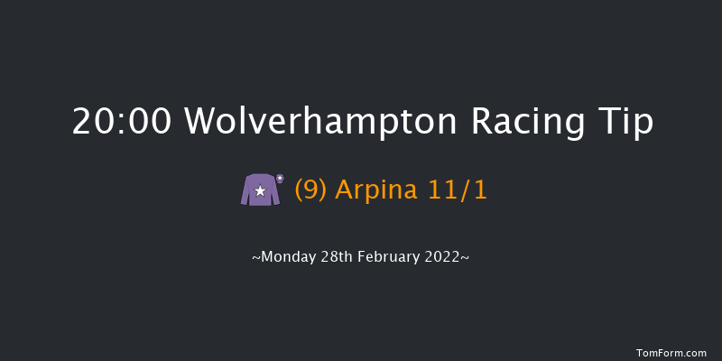 Wolverhampton 20:00 Handicap (Class 6) 7f Sat 26th Feb 2022