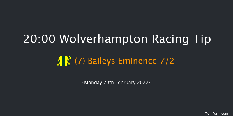 Wolverhampton 20:00 Handicap (Class 6) 7f Sat 26th Feb 2022