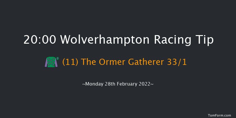 Wolverhampton 20:00 Handicap (Class 6) 7f Sat 26th Feb 2022