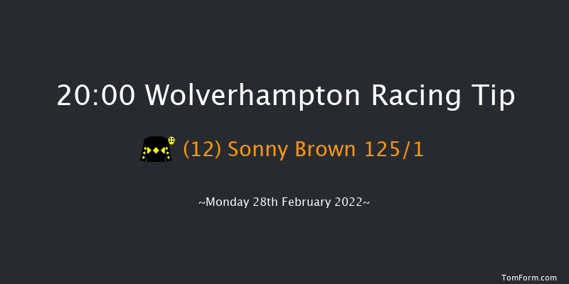 Wolverhampton 20:00 Handicap (Class 6) 7f Sat 26th Feb 2022