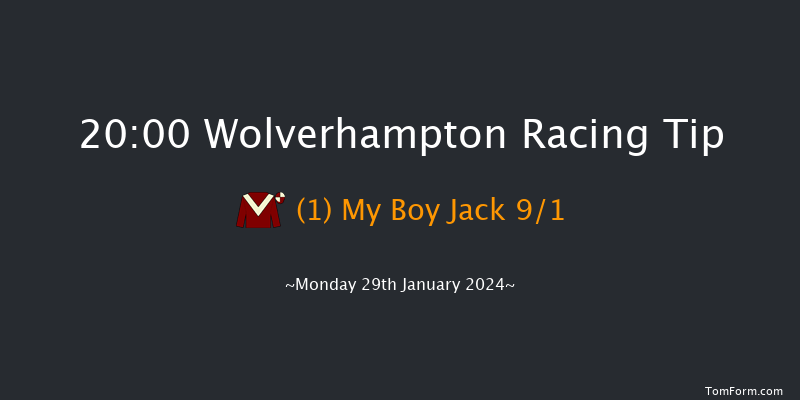 Wolverhampton  20:00 Handicap (Class 6) 6f Fri 26th Jan 2024