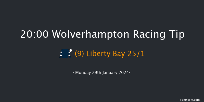 Wolverhampton  20:00 Handicap (Class 6) 6f Fri 26th Jan 2024