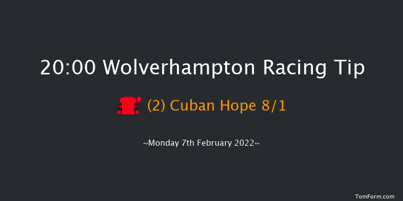 Wolverhampton 20:00 Handicap (Class 6) 9.5f Tue 1st Feb 2022