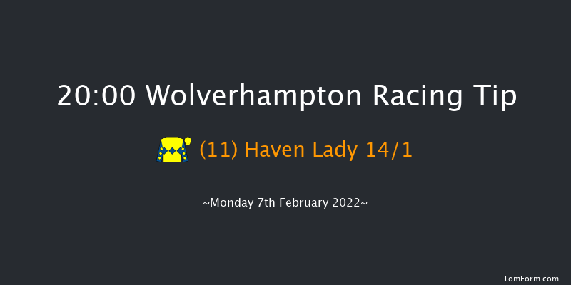 Wolverhampton 20:00 Handicap (Class 6) 9.5f Tue 1st Feb 2022