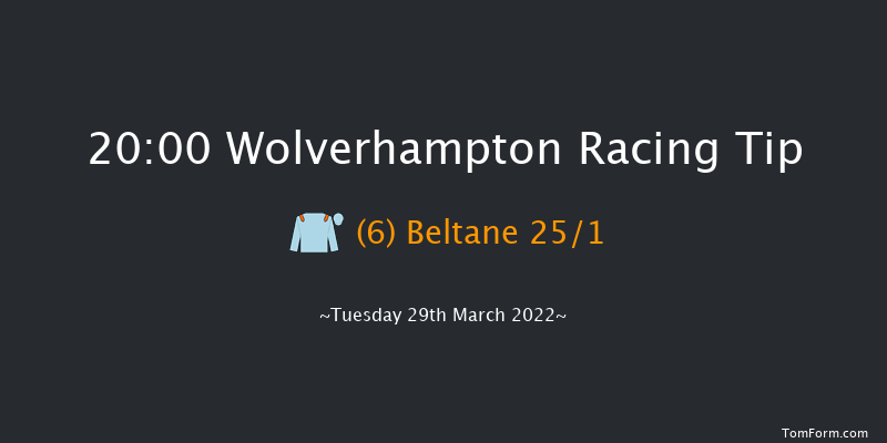 Wolverhampton 20:00 Handicap (Class 3) 8.5f Sat 26th Mar 2022