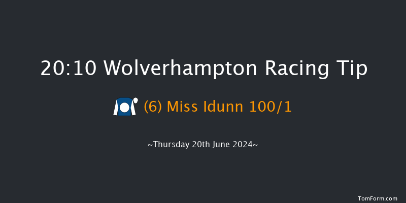 Wolverhampton  20:10 Handicap (Class 5)
8.5f Tue 4th Jun 2024