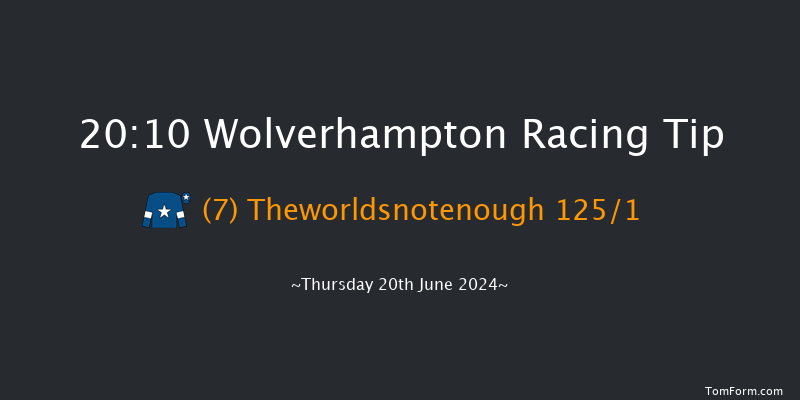 Wolverhampton  20:10 Handicap (Class 5)
8.5f Tue 4th Jun 2024