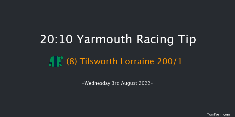 Yarmouth 20:10 Handicap (Class 6) 6f Tue 26th Jul 2022