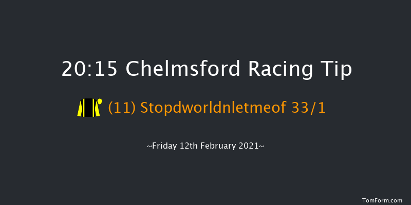 chelmsfordcityracecourse.com Classified Stakes Chelmsford 20:15 Stakes (Class 6) 8f Thu 4th Feb 2021