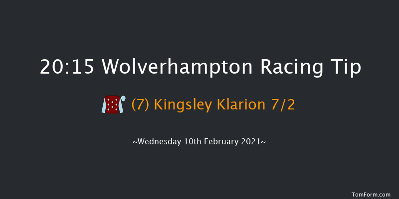 Betway Handicap (Div 2) Wolverhampton 20:15 Handicap (Class 6) 6f Mon 8th Feb 2021