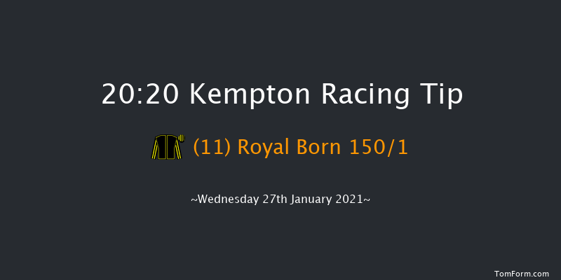 Every Race Live On Racing TV Handicap Kempton 20:20 Handicap (Class 6) 16f Mon 25th Jan 2021