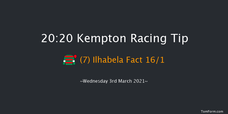 Unibet Extra Place Offers Every Day Handicap Kempton 20:20 Handicap (Class 6) 12f Sat 27th Feb 2021