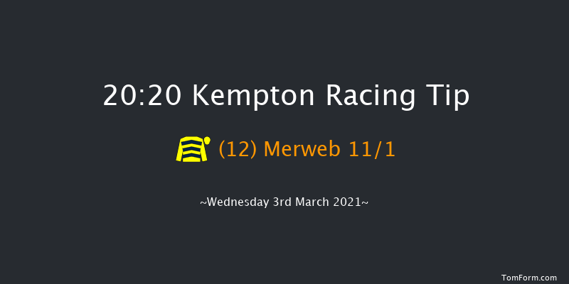 Unibet Extra Place Offers Every Day Handicap Kempton 20:20 Handicap (Class 6) 12f Sat 27th Feb 2021