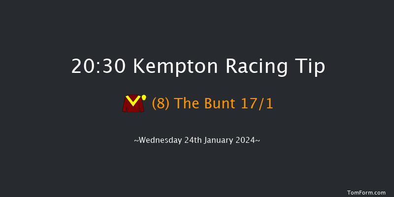 Kempton  20:30 Handicap
(Class 5) 16f Mon 22nd Jan 2024