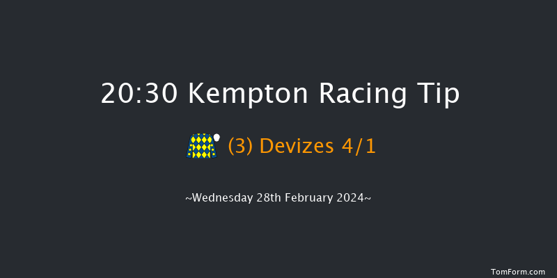 Kempton  20:30 Handicap (Class 6) 12f Sat 24th Feb 2024