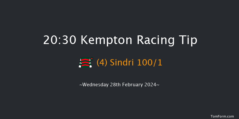 Kempton  20:30 Handicap (Class 6) 12f Sat 24th Feb 2024