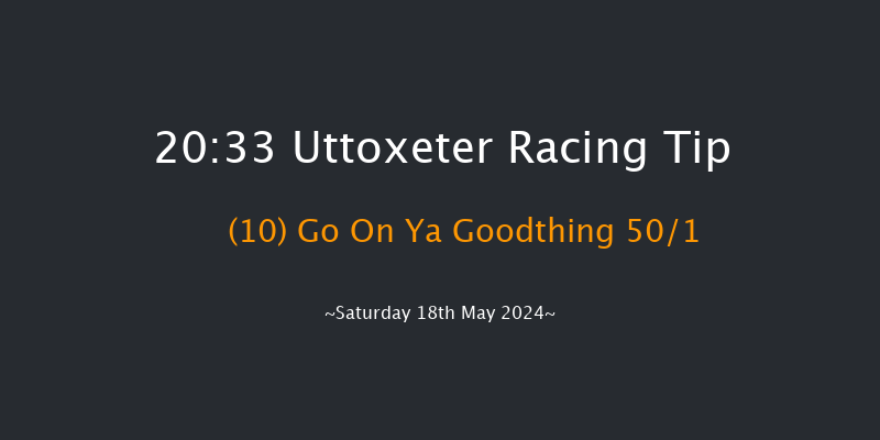 Uttoxeter  20:33 Handicap Hurdle (Class 5)
20f Sat 4th May 2024