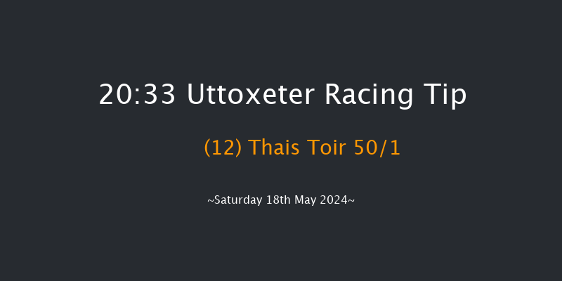 Uttoxeter  20:33 Handicap Hurdle (Class 5)
20f Sat 4th May 2024