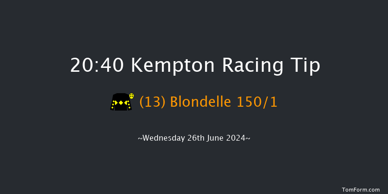 Kempton  20:40 Handicap (Class 6) 16f Wed 12th Jun 2024