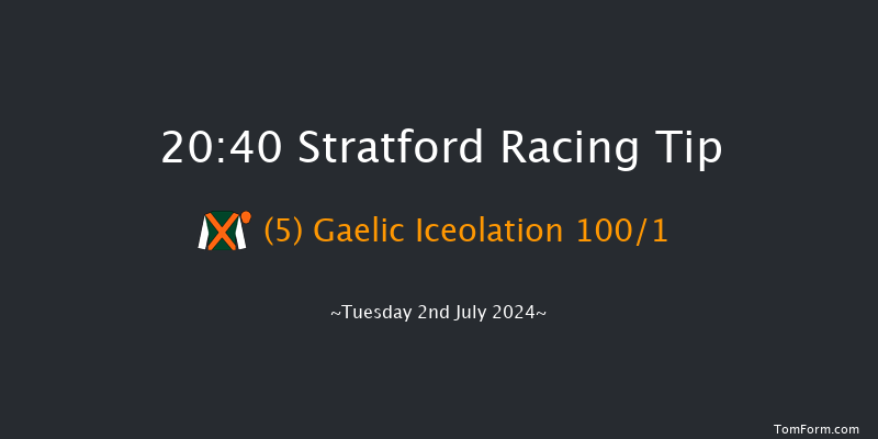 Stratford  20:40 NH Flat Race (Class 5) 16f Tue 18th Jun 2024