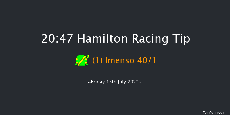 Hamilton 20:47 Handicap (Class 6) 6f Thu 14th Jul 2022